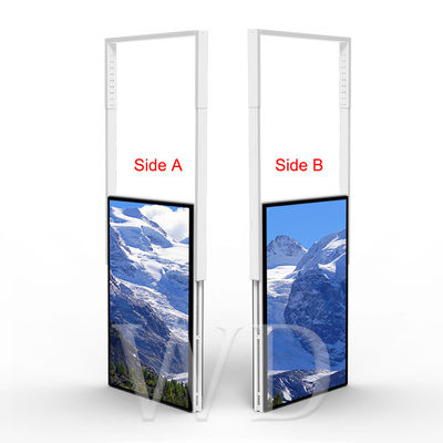 Aluminium-2160P 43 Zoll-Sonnenlicht lesbare LCD-Anzeige, doppelte mit Seiten versehene digitale Beschilderung