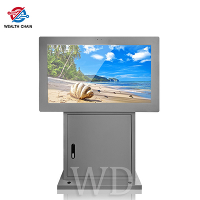 Entschließung 9/16 Grey Outdoor Digital Signage Kiosks 1080P 4K LCD-Anzeige