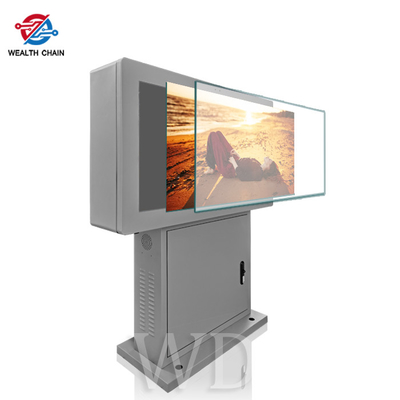 Entschließung 9/16 Grey Outdoor Digital Signage Kiosks 1080P 4K LCD-Anzeige