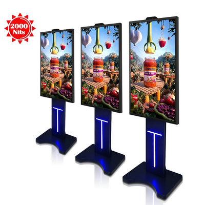 65&quot; Anzeigen-hohe Helligkeits-LCD-Bildschirm-Ventilatoren des Fenster-4K, die CMS Fernkontrolle abkühlen