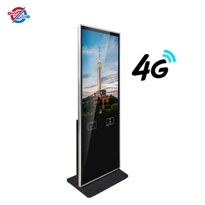 4G Network Connection Boden, der LCD annonciert Anzeige für Werbung 43 Zoll steht