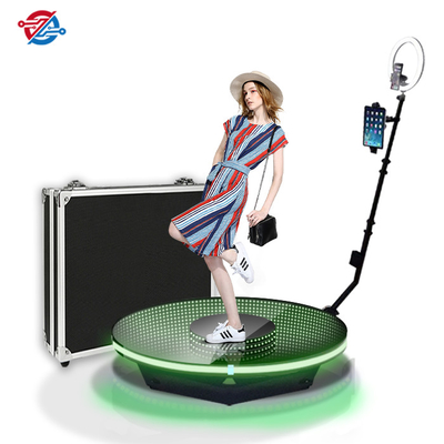 Manuelle Steuerung 360-Grad-Fotoautomat Rotierende Standkamera Automatische Party-Hochzeitsmaschine