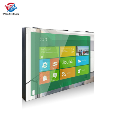 Im Freien zeigen intelligentes Spiegel-Glas T/R 50%/50% LCD halb LCD-digitaler Beschilderung kapazitiven Touch Screen an
