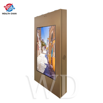 3500 Nissen RK3399 49&quot; Ventilator-Abkühlen LCD-digitaler Beschilderung IP55 im Freien