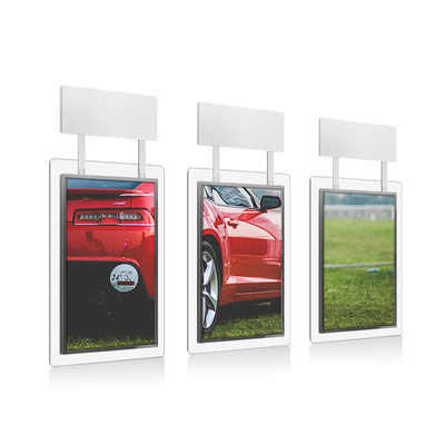 Ultra dünne Fenster-Anzeige 43&quot; 55&quot; LCD-Monitor-Doppel mit Seiten versehen 350nits + 700nits hell